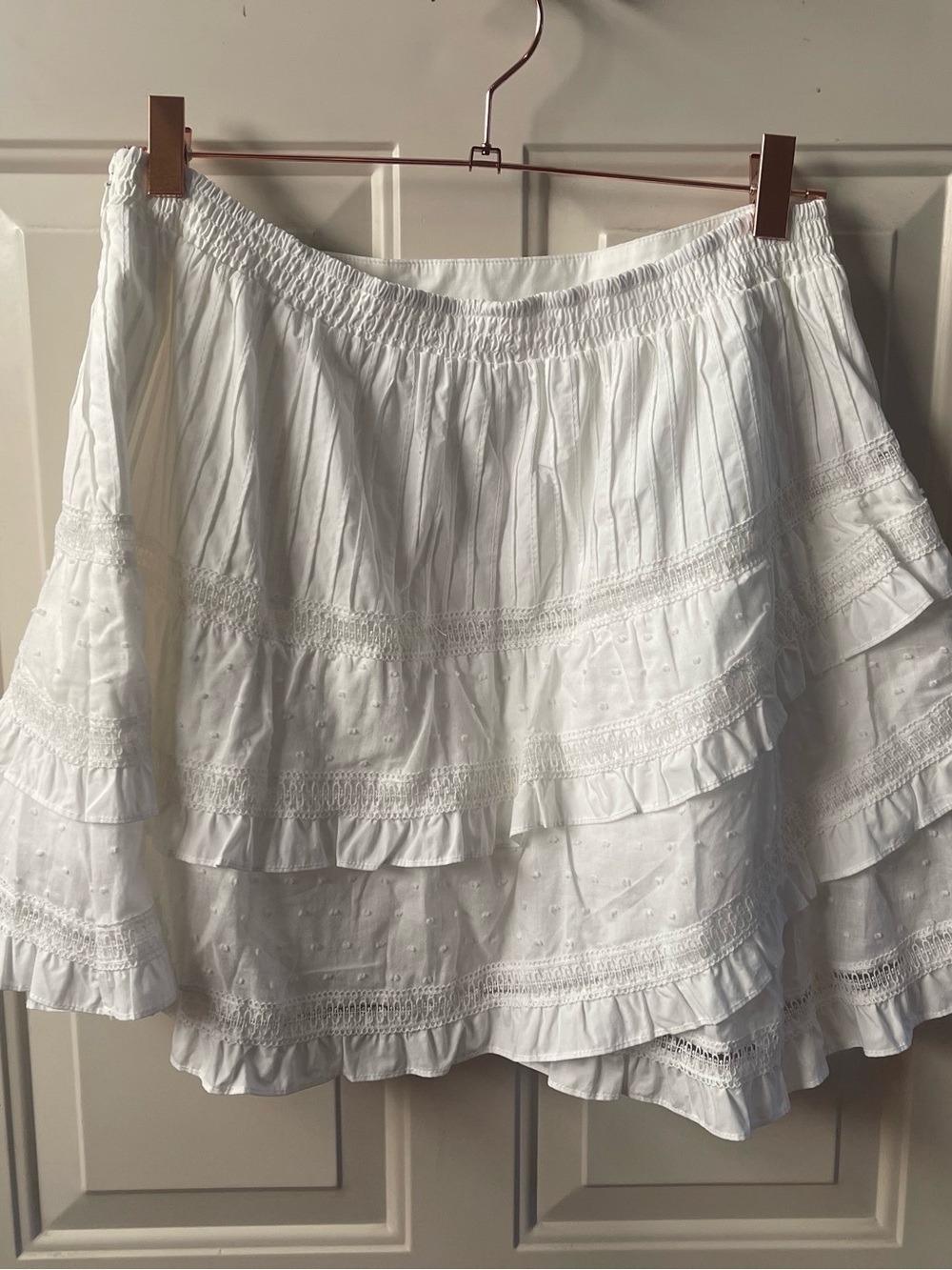 Astr White Ruffled Circle Skirt - Picture 2 of 6